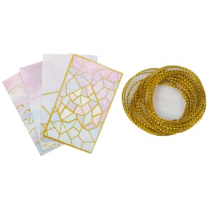 Shopping Bags Small Medium & Large, Gift Bag With Handles, Gusset With Cardboard For Retail Merchandising 4