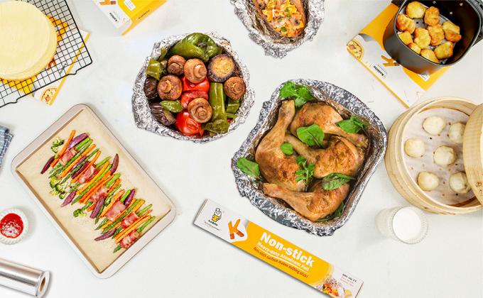 Ultra-Thick Commercial Heavy Duty Foil Recyclable Household Aluminum Foil Paper Roll Colorful Aluminum Foil Roll For Hai 0