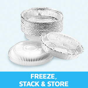 Disposable Food Storage Containers for Cooking, Baking and Meal Prep Storing, Baking, Meal Prep & Reheating Freezer 6