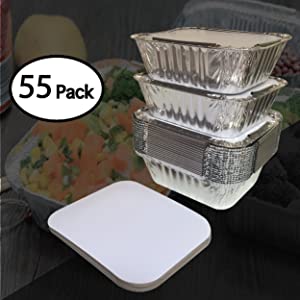 Compartments Takeaway Eco Friendly Dinnerware Flat Board Lids, Hot Cold Freezer Oven Safe Treat Goodie Party Leftovers 5