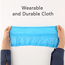 Extra Thick Disposable Shoe & Boot Covers | Durable & Water Resistant Booties | Anti-Slip | One Size Fits Most 11