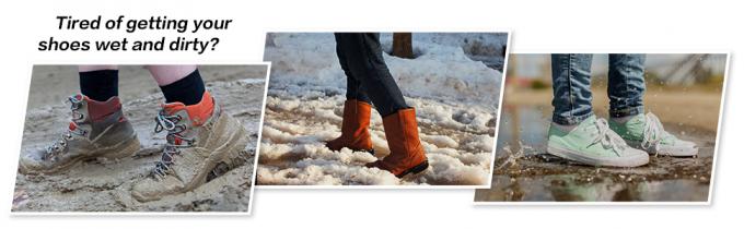 Extra Thick Disposable Shoe & Boot Covers | Durable & Water Resistant Booties | Anti-Slip | One Size Fits Most 17