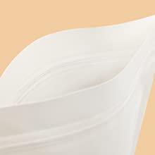 Reusable Zip Lock Paper Pouches With Matte Window And Tear-Away Notch For Multi-Purpose Storage 4