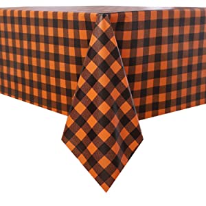 Vinyl Christmas Happy Halloween Banquet Event & Party Supplies Decoration Ployester Tablecloths Table Cover picnics 13