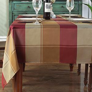 Tablecloth Rectangle Stain Resistant Spillproof Washable Polyester Gingham Table Cloth Outdoor Picnic, Kitchen holiday 6