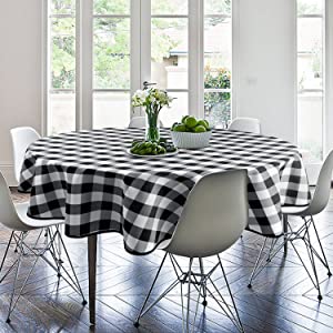 Tablecloth Rectangle Stain Resistant Spillproof Washable Polyester Gingham Table Cloth Outdoor Picnic, Kitchen holiday 23