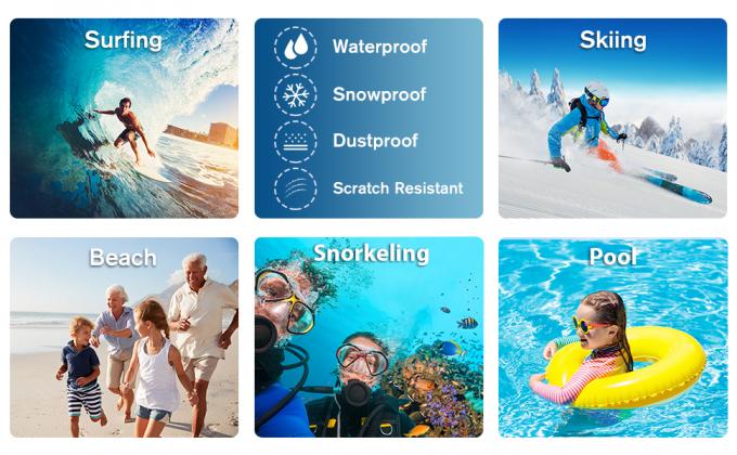 Bagease Waterproof Zipper Pack Phone Bag With Airtight Zipper Dry Bag Protection For Water Sports And Adventure Travel 4