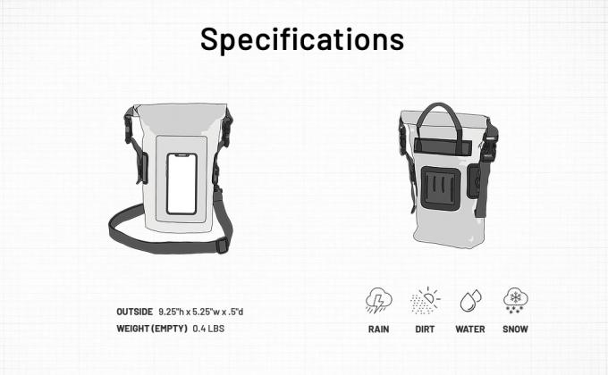 Geckobrands waterproof bags