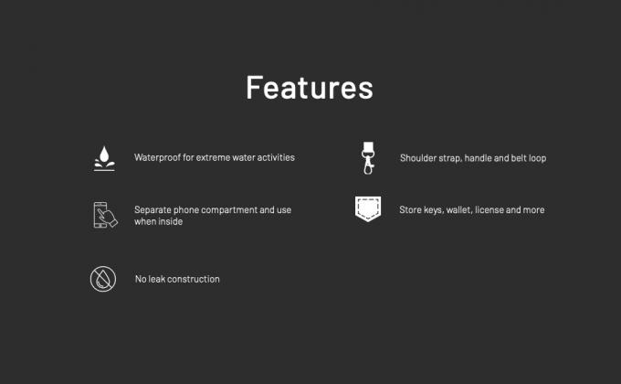 Geckobrands waterproof bags