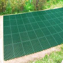 Fiber Geogrid For Road Building Construction Fiberglass Biaxial Geogrid With Nonwoven Geotextile Soil Stabilization 20