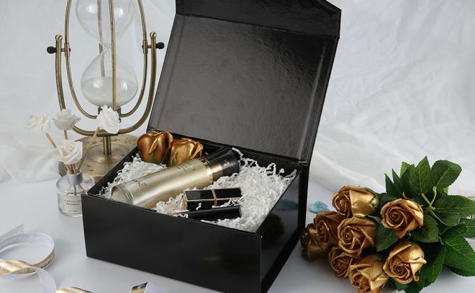 Matte Black Glossy black Magnetic Lid Gifts, Crafting, Cupcake, Candy, Bridesmaid Proposal Boxes Easy Assemble Boxes 2