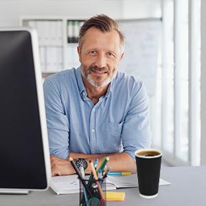 Gold Foil Outline Christmas Party Drinkware Holiday Party Supplies, Xmas Disposable Paper Cup, Xmas Holiday Supplies 4