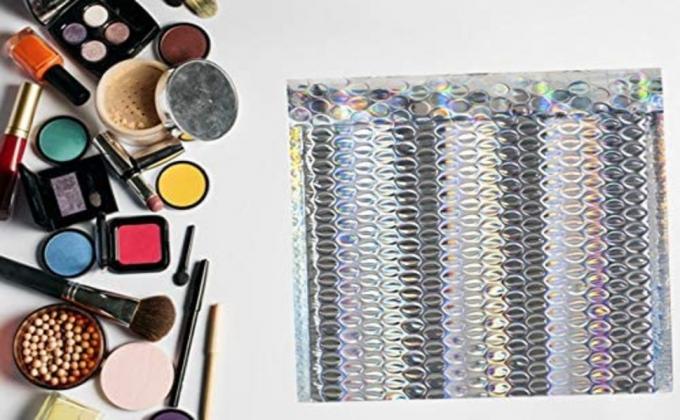 Metallic Holographic Bubble Mailers Bubble Lined Padded Envelopes Silver Cushion Envelopes Peal And Seal 4
