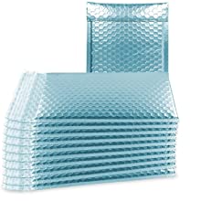 Holographic Metallic Bubble Mailer Gift Packaging Glamour Colorful Silver Shades Foil Cushion Padded Shipping Envelopes 3