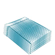 Holographic Metallic Bubble Mailer Gift Packaging Glamour Colorful Silver Shades Foil Cushion Padded Shipping Envelopes 4