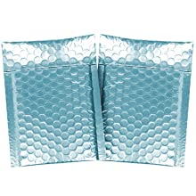 Holographic Metallic Bubble Mailer Gift Packaging Glamour Colorful Silver Shades Foil Cushion Padded Shipping Envelopes 5