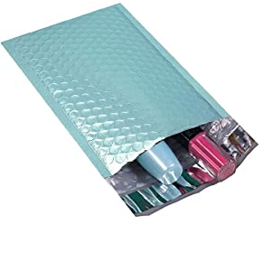 Holographic Metallic Bubble Mailer Gift Packaging Glamour Colorful Silver Shades Foil Cushion Padded Shipping Envelopes 8