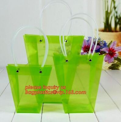 Multi Color Plastic Merchandise Bags With Die Cut Handles, Plastic Shopping Bags, Party Favor Bags, Gift Bags Bulk