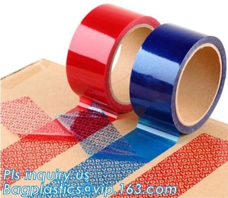 Tamper Evident VOID OPEN Tape For Security Seal Warranty Void Tape Pressure sensitive Gloss lamination