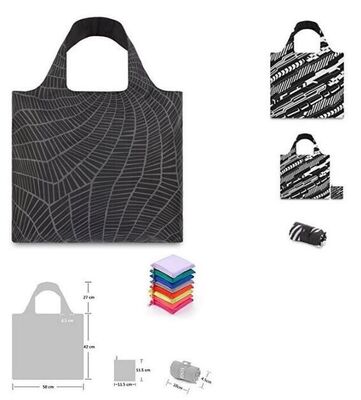 Washable Polyester 210d Nylon Drawstring Bags Grocery Shopping Bags With Handles - Cloth Grocery Tote Bags