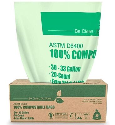 Compostable Recyclable Clear Poly Bags Custom Logo OPP Material Plastic Self Adhesive Seal Garbage Bag Bagease Bagplasti