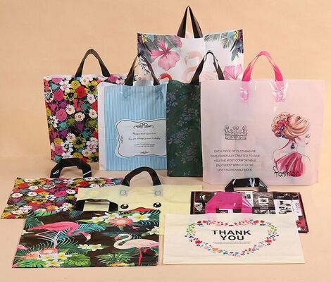 Merchandise Bags, Retail Shopping Bags with Handle, Gift Bags, Environmentally Responsible 100% Recyclable