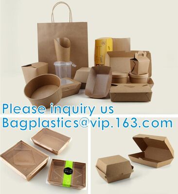 Disposable Hot Soup Bowls, Kraft Paper Soup Cup, 16oz Custom Logo Printed Disposable Kraft Paper Soup Cup