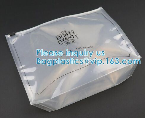 Cosmetic K Clear Bubble Bags/Hot Sale Slider Zipper Bag, Slider Hook Hanging Zipper Bag, Slider Zipper PVC Pencil