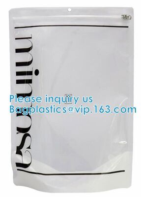 Packaging Poly Bag For Garment/Food /Electronic Products, Toothbrush Zipper PVC Packing Bag, K Plastic Bags Waterp