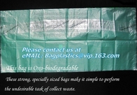 Corn starch bags, sacks, Compostable, OXO-BIODEGRADABLE, Biodegradable packaging, eco, biodegradable garbage bag compost
