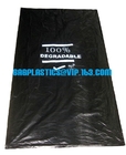Eco Friendly Plastic D2W EPI Cassava Corn Starch 100% OXO Biodegradable Compostable Die Cut Bags Wholesale