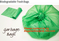 OEM/ODM accepted printed compostable die cut plastic trash bags, EN13432 BPI OK Home ASTM D6400 certified cheap price