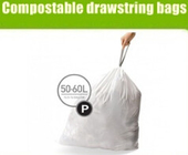 PBAT+PLA 100% compostable bio degradable vest shopping bags, biodegradable and compostable hdpe plastic t-shirt bag