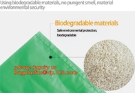 100% Biodegradable Disposable Compostable Garbage Bag, Biodegradable Kitchen Bin Liner Compostable Flat Trash Bag On Rol