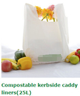 Compostable disposable biodegradable plastic garbage bag, Environment Friendly Compostable Cornstarch Garbage Bags