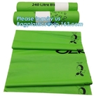 Custom 100% Compostable Vest Carrier Plastic Shopping Bag, Friendly Oxo-biodegradable Compostable Colored Trash Bags
