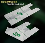 100% fully biodegradable compostable nonwoven shopping bag, cornstarch 100% biodegradable compostable plastic supermarke