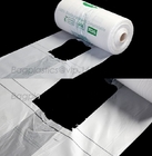 PBAT+PLA 100% Compostable Bio Degradable Vest Shopping Bags, Carrier Small Compostable 100% Oxo Biodegradable Plastic Ba