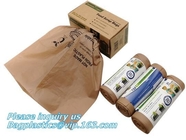 Compostable plastic vest handle bag shopping t-shirt bag, Biodegradable cornstarch eco friendly food waste bags