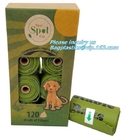 PLA PBAT Cornstarch Made Biodegradable Compostable Dog Poop Bags, Biodegradable Compostable Plastic Poop Dog Print Bag