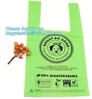 Cornstarch 100% Compostable Biodegradable Dog Poop Bags, Compostable Pet Poop Dog Print Bags, Pick Up Waste Pet Dog Poop