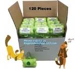 Eco-Friendly &amp; Recycle Compostable Pet Poop Bag, Epi Compostable Hdpe Dog Waste Bags With Bone Dispenser, Compostable Pl