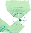 cornstarch made 100% eco friendly direct manufacturing factory compostable garbage bags on roll with drawstring