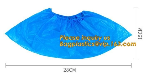 THICK DISPOSABLE,DUST-PROOF,CPE COATED,SMS BOOT COVER,NON WOVEN SHOE COVER,heavy duty polypropylene fabric shoes cover