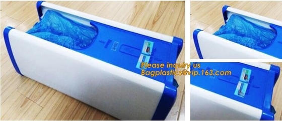 Disposable auto shoes cover dispenser for factory with non woven shoes cover, shoes cover machines, cover machines, cove