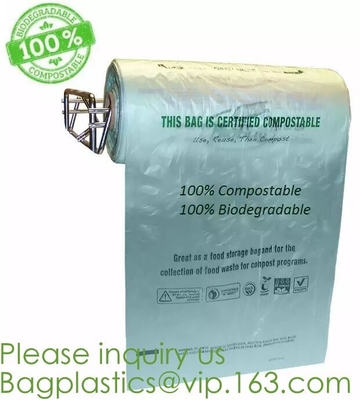 Eco-friendly Trash Compostable Biodegradable Plastic Bag Wholesale,cheap biodegradable compostable plastic trash bag on