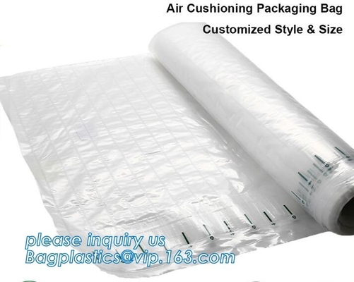 air cushion pillow bags, inflatable air filled pillow bag, shockproof recycable air pillow glass bottle bag, bagplastics