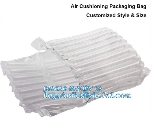 air cushion pillow bags, inflatable air filled pillow bag, shockproof recycable air pillow glass bottle bag, bagplastics