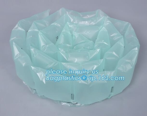 air cushion pillow bags, inflatable air filled pillow bag, shockproof recycable air pillow glass bottle bag, bagplastics