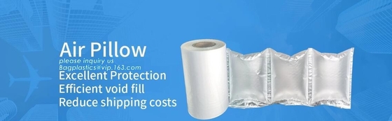 air cushion pillow bags, inflatable air filled pillow bag, shockproof recycable air pillow glass bottle bag, bagplastics